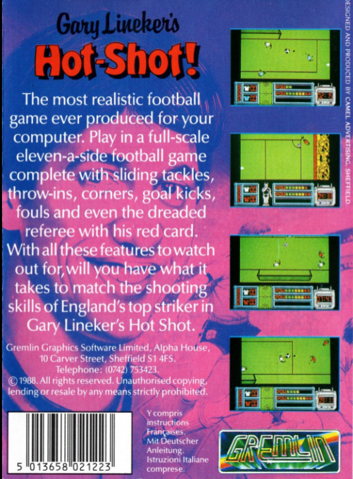 Gary Lineker's Hot-shot! - Dos