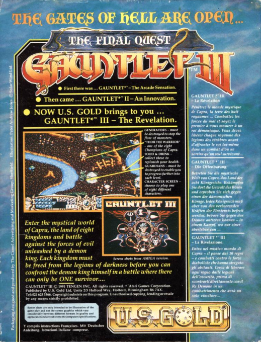 Gauntlet 3 - The Final Quest - Dos
