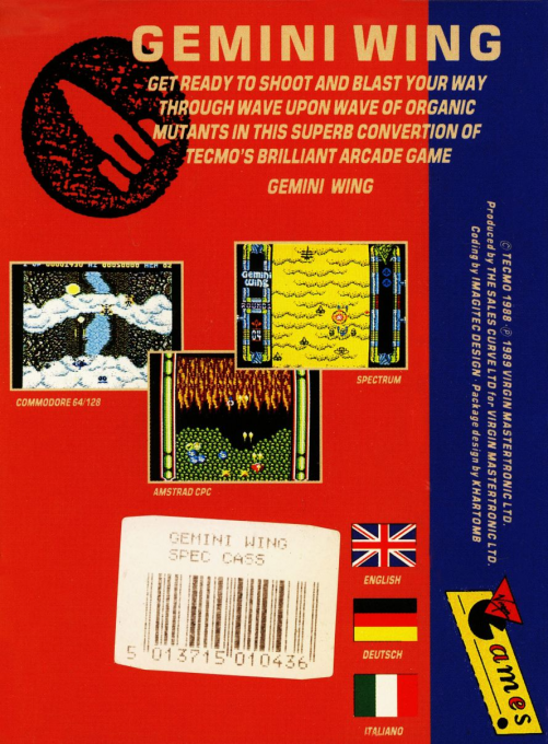 Gemini Wing - Dos
