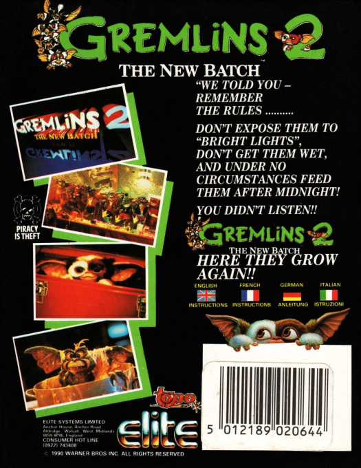 Gremlins 2 - The New Batch - Dos