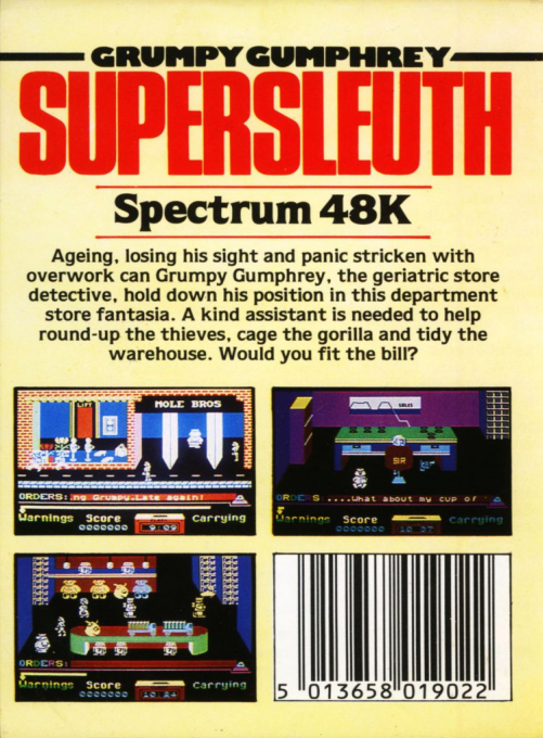 Grumpy Gumphrey Supersleuth - Dos