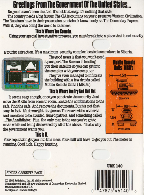 Hacker 2 - The Doomsday Papers - Dos