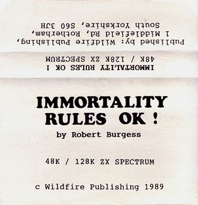 Immortality Rules OK