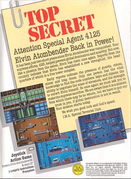 Impossible Mission - Dos