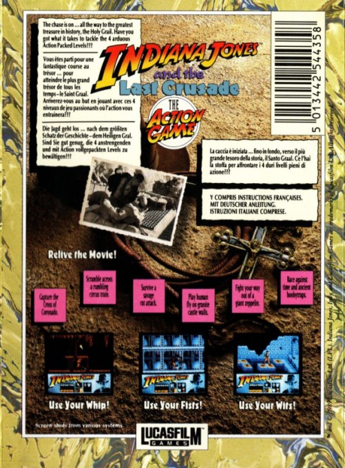 Indiana Jones And The Last Crusade - The Action Game - Dos