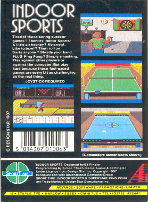 Indoor Sports - Dos