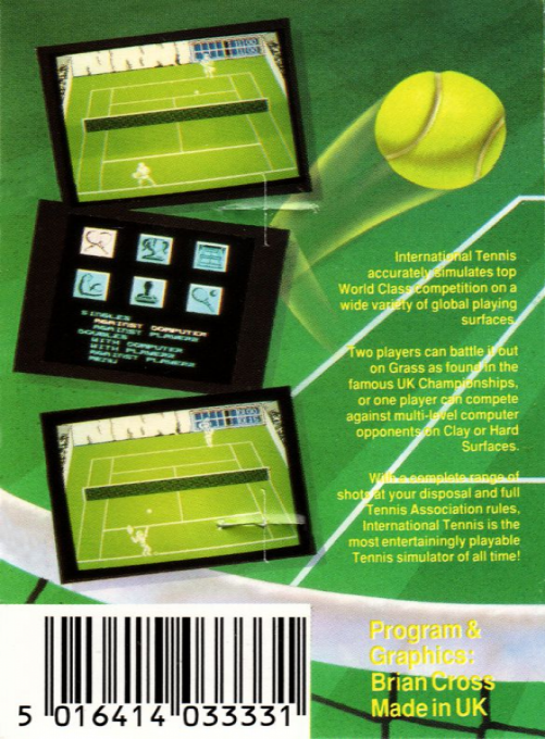 International 3d Tennis - Dos