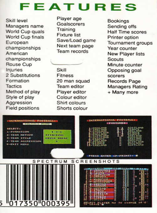 International Football - Dos