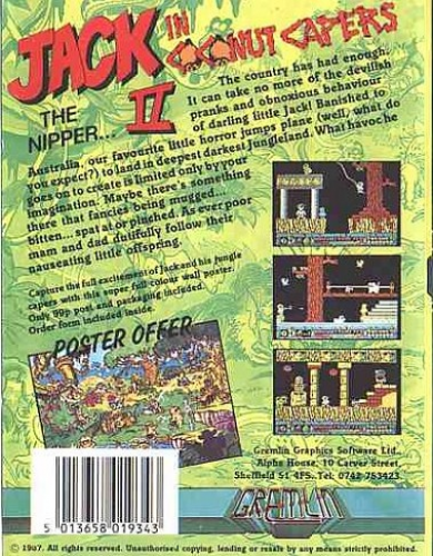 Jack the Nipper II - In Coconut Capers - Dos
