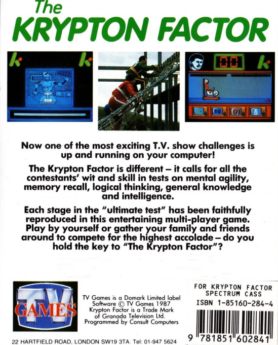 Krypton Factor, The - Dos