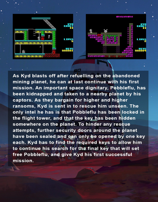 Kyd Cadet II - The Rescue of Pobbleflu - Dos