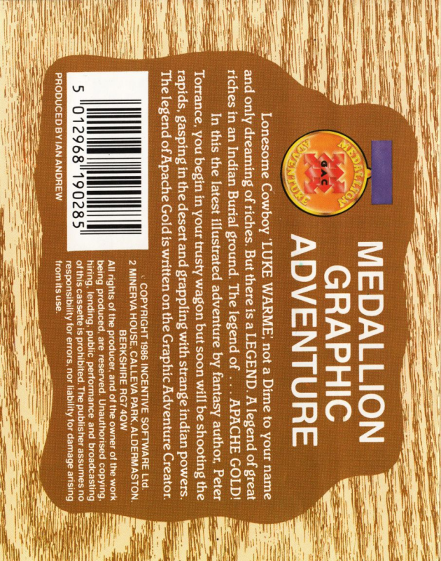 Legend Of Apache Gold, The - Dos