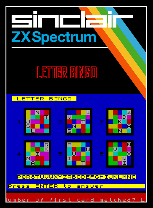 Letter Bingo