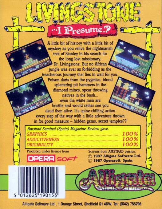 Livingstone, I Presume? - Dos