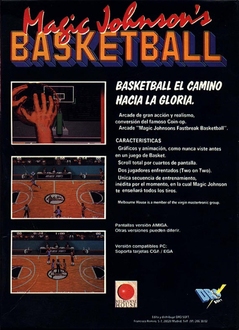 Magic Johnson's Basketball - Dos