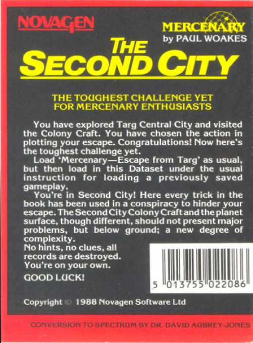 Mercenary - The Second City - Dos