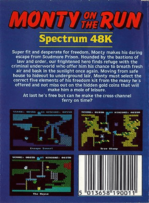 Monty On The Run - Dos