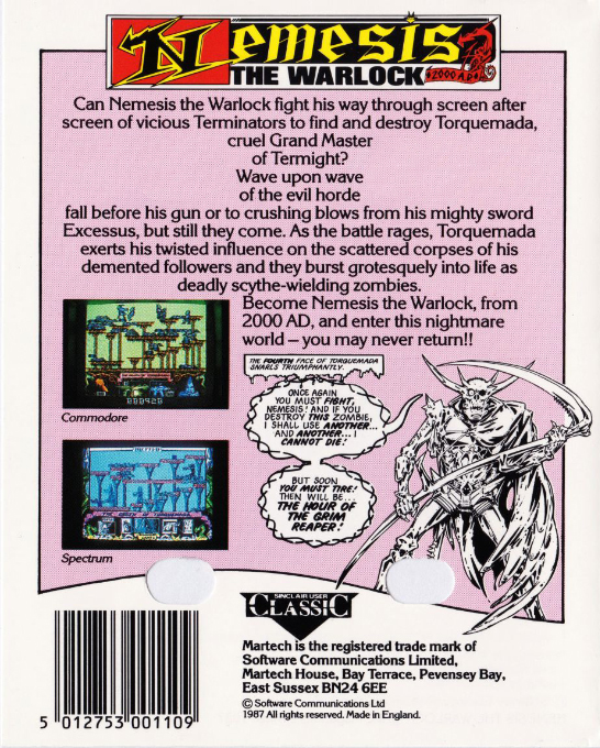 Nemesis The Warlock - Dos