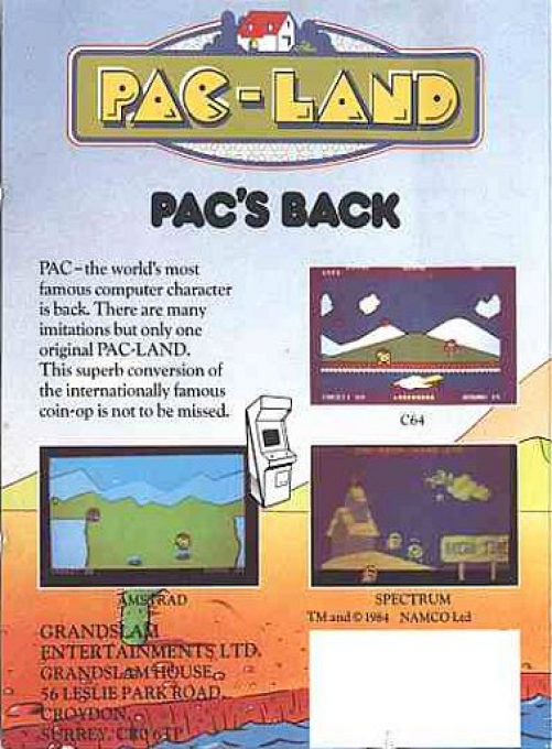 Pac-land - Dos