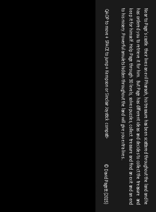 Page and the Curse of the Pharaoh - Dos