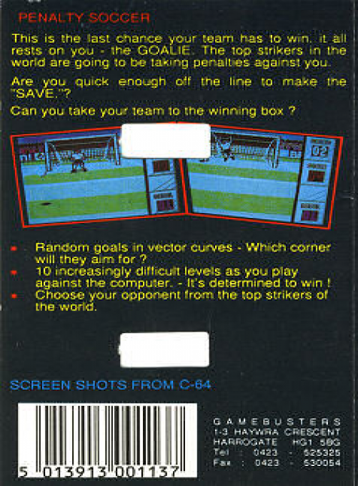 Penalty Soccer - Dos