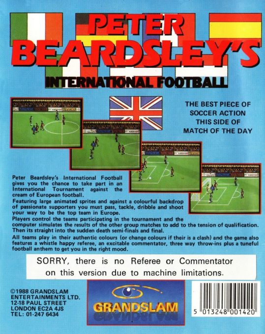 Peter Beardsley's International Football - Dos