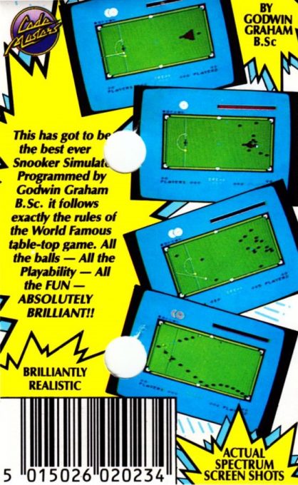 Professional Snooker Simulator - Dos