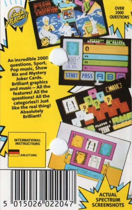 Pub Trivia Simulator - Dos