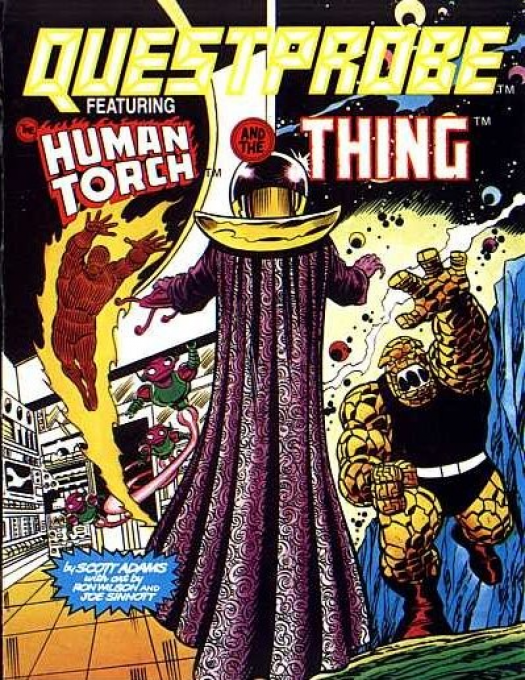 Questprobe featuring The Human Torch and The Thing