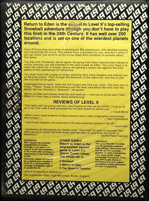 Return To Eden - Dos