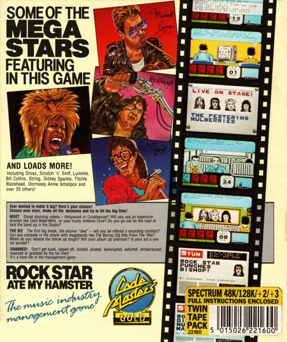 Rock Star Ate My Hamster - Dos