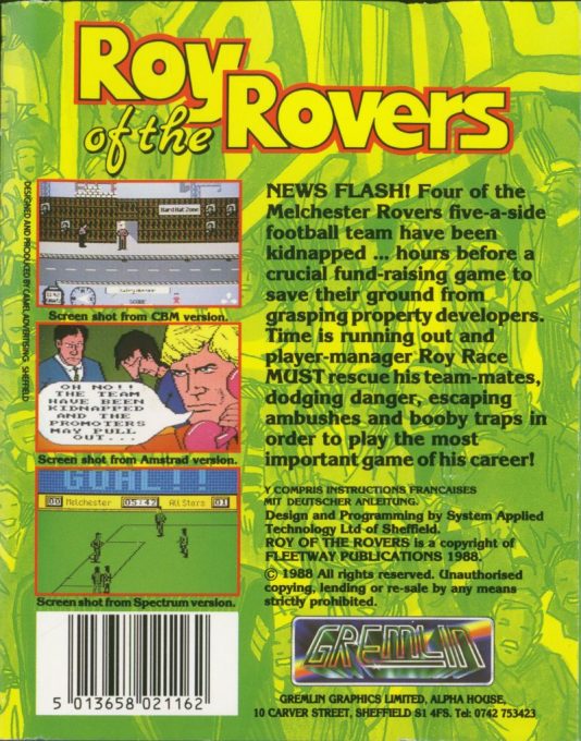 Roy Of The Rovers - Dos