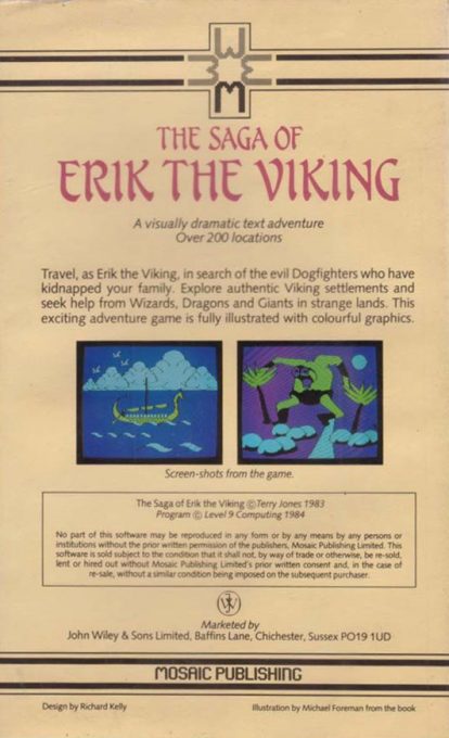 Saga Of Erik The Viking, The - Dos