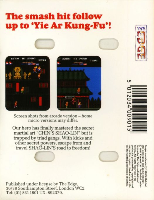 Shao-Lin's Road - Dos