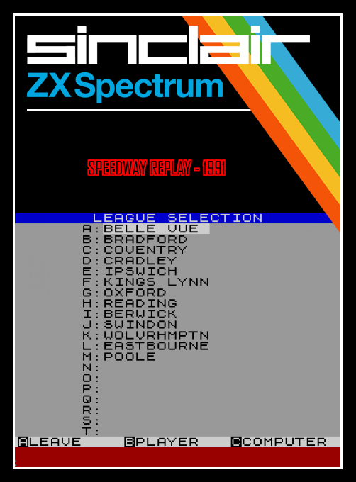 Speedway Replay - 1991