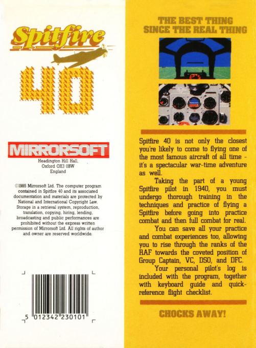 Spitfire '40 dos