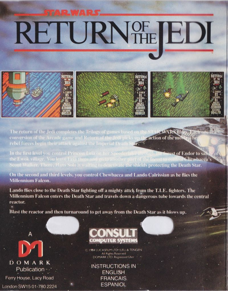 Star Wars - Return Of The Jedi - Dos