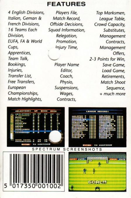 Striker Manager - Dos