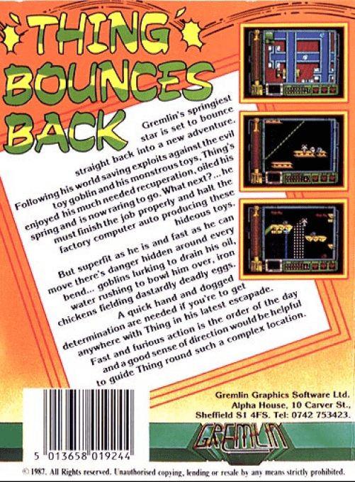 Thing Bounces Back - Dos