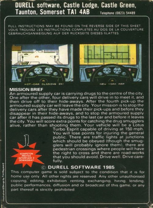 Turbo Esprit - Dos
