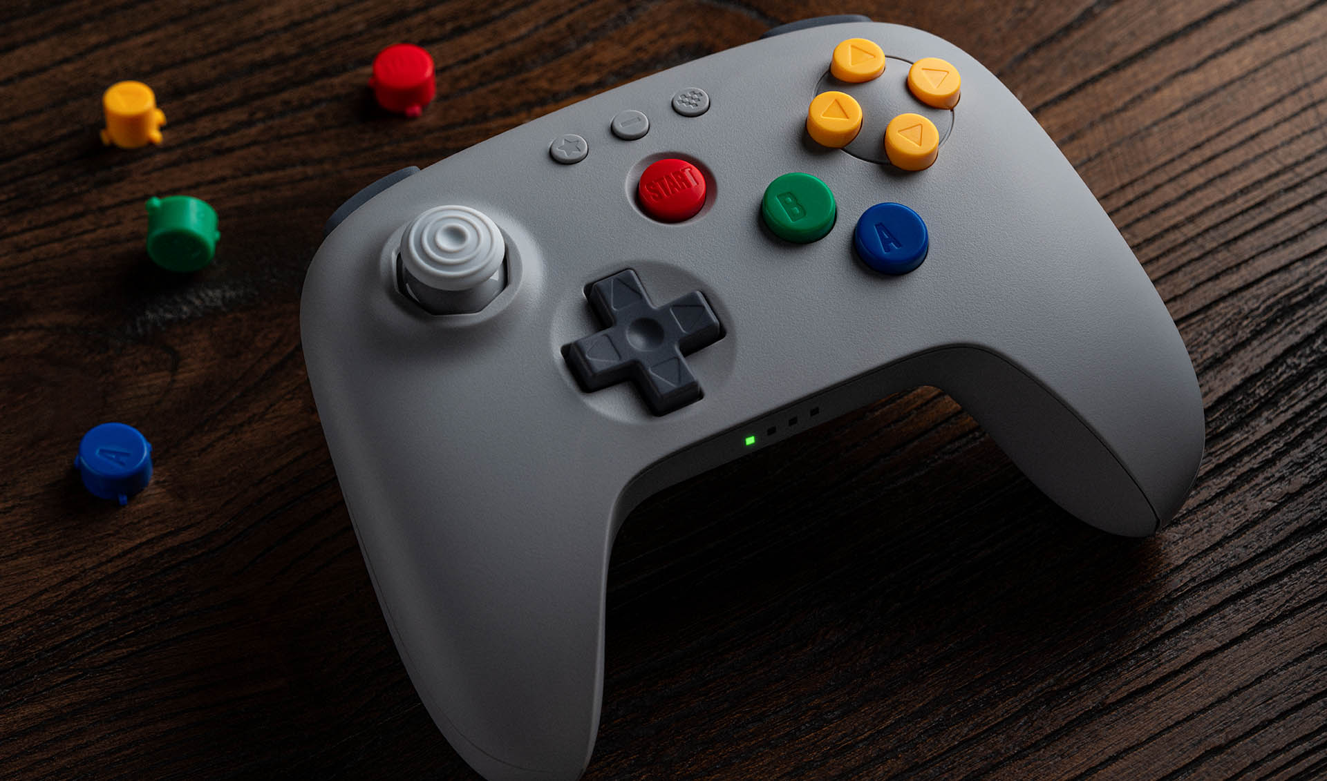 8BitDo 64 Bluetooth : la meilleure manette N64 du marché passe en coloris Classic Grey — et en 2.4GHz
