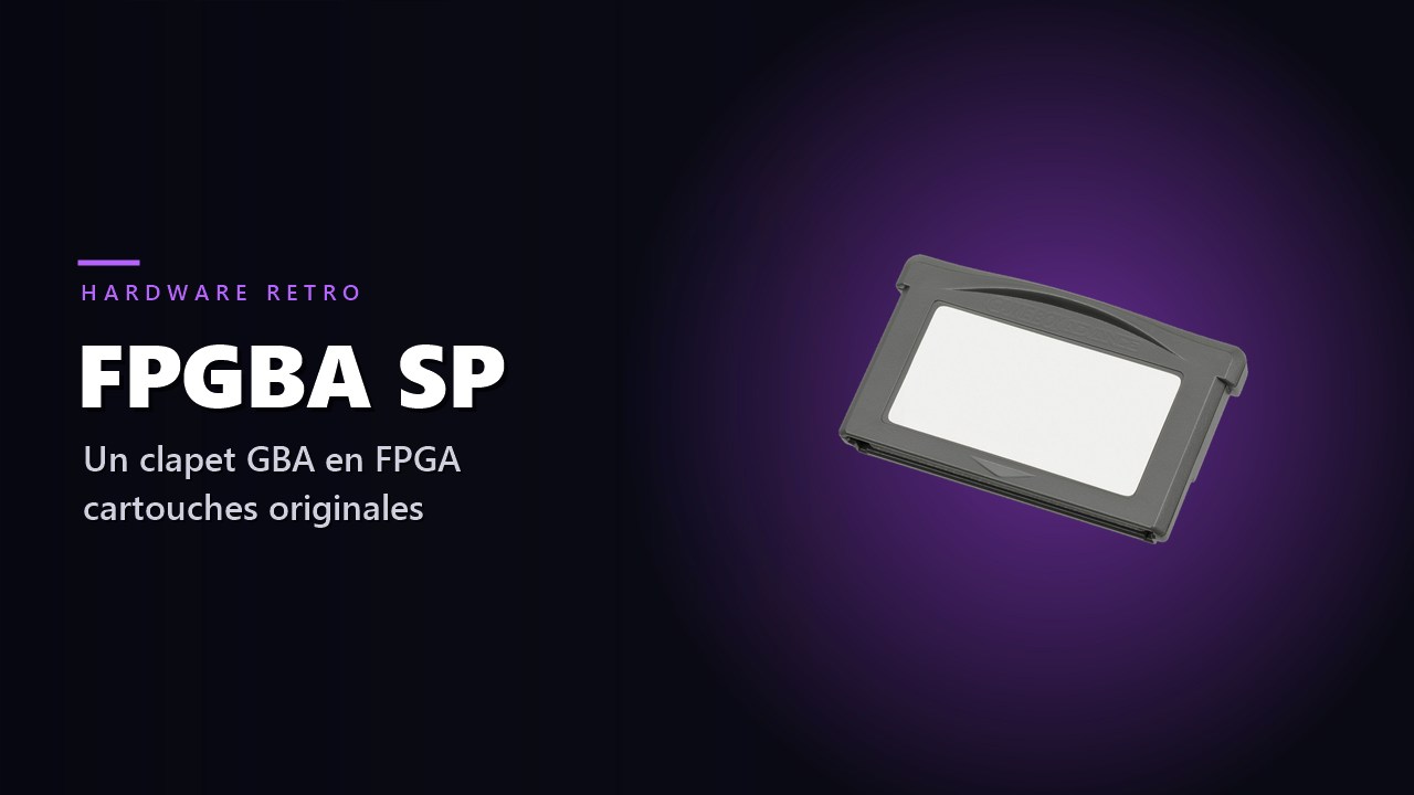 FPGBA SP: Taki Udon svela l'interfaccia della sua console portatile FPGA per cartucce GBA