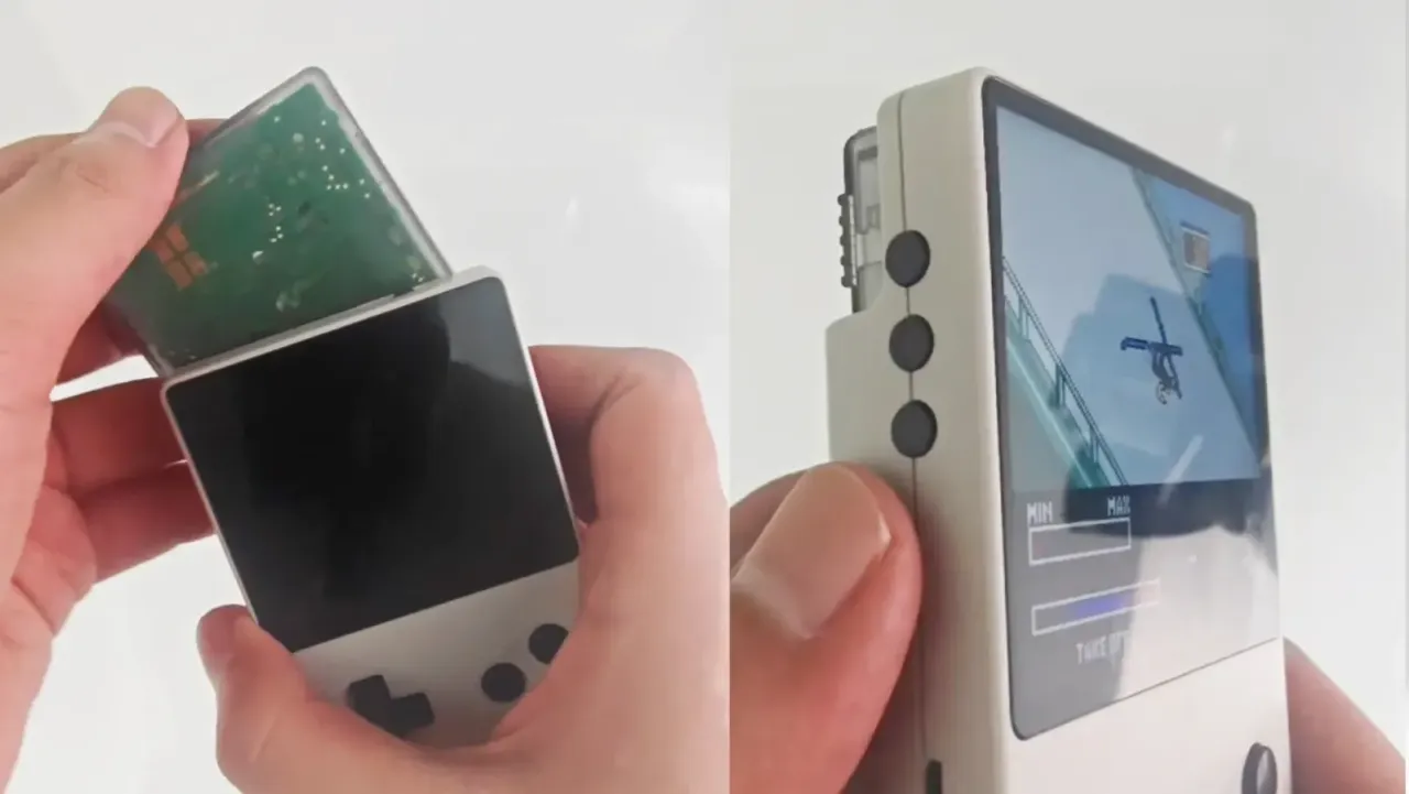 FunnyPlaying prépare une Game Boy miniature qui avale de vraies cartouches