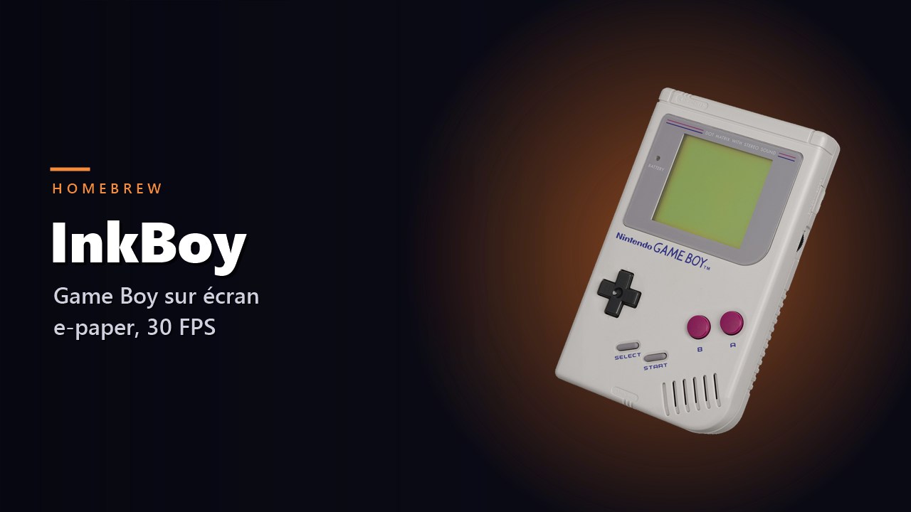 InkBoy: un modder fa funzionare i giochi Game Boy su uno schermo e-paper