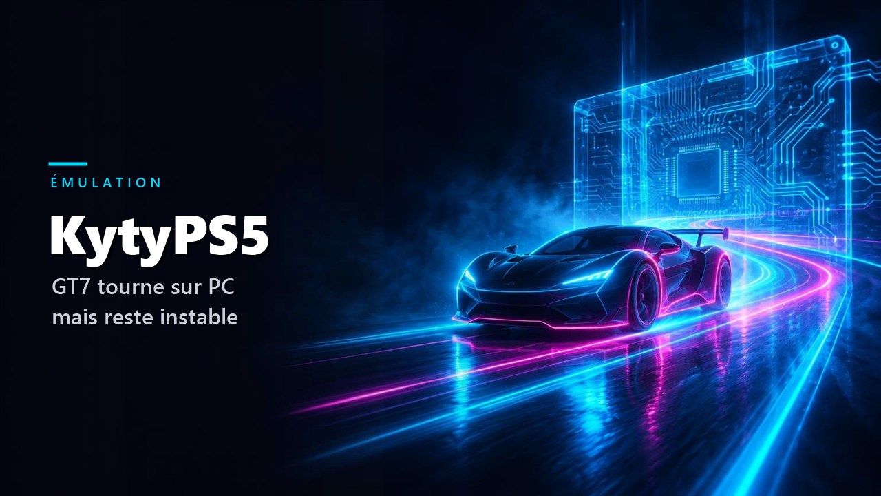 KytyPS5: Gran Turismo 7 parte su PC, ma l'emulatore PS5 resta molto instabile