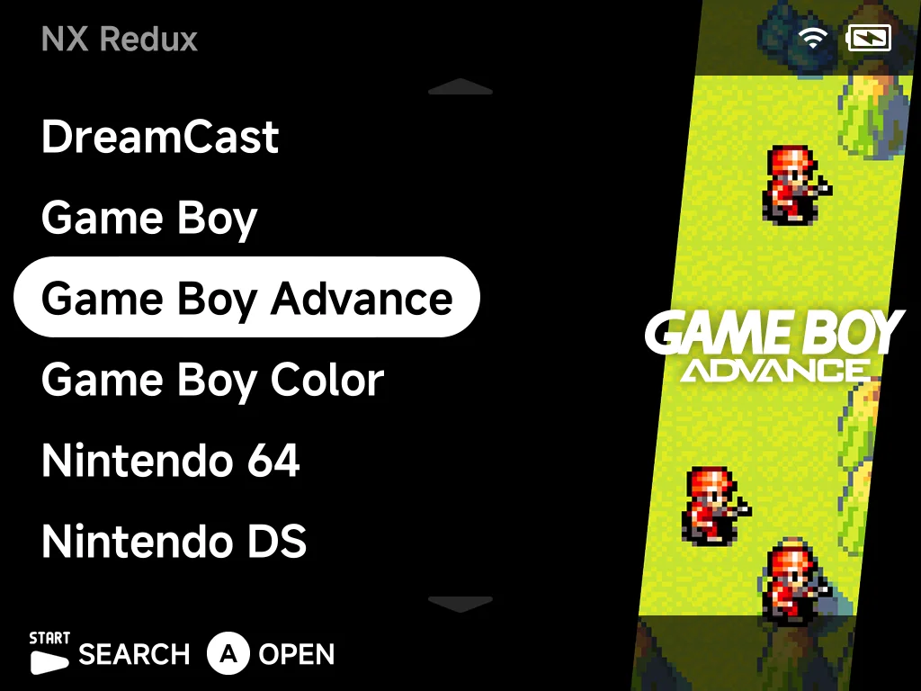 NX Redux 1.13.0 modernise son interface et peaufine l'émulation Dreamcast sur TrimUI
